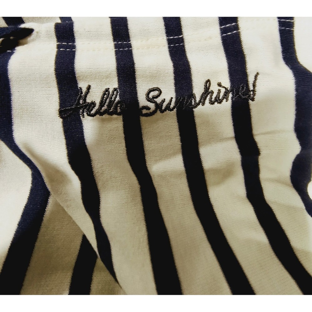 Disney x Junk Food Womens Mickey Mouse Stripe Hooded Sleeveless Dress Blue White - Picture 5 of 11